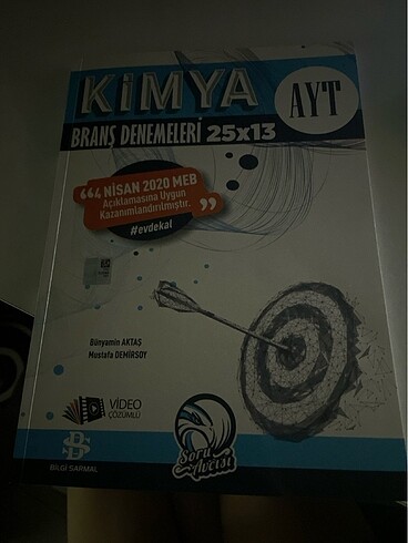 Bilgi sarmal Ayt kimya branş denemesi