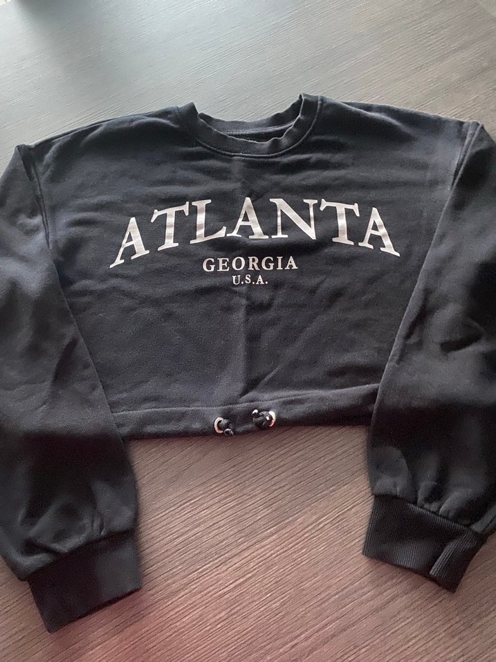 Bershka S beden Kısa Sweatshirt - Görsel 5