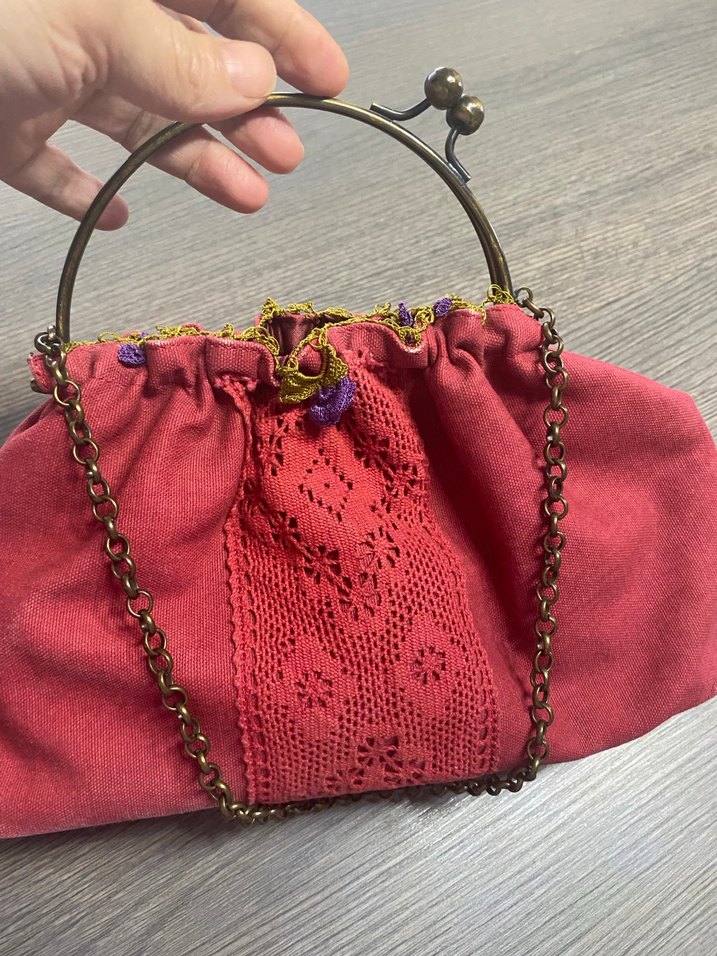 El yapımı şık çanta - Görsel 3