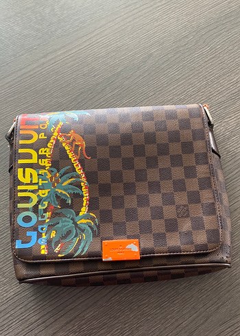 Louis Vuitton Desenli Askılı Çanta - Görsel 9