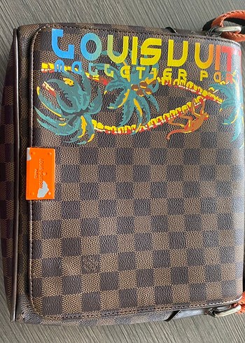 Louis Vuitton Desenli Askılı Çanta - Görsel 2