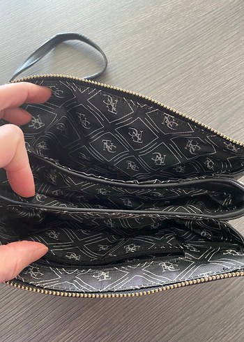 Tanca Siyah içi çok bölmeli Çanta - Görsel 5