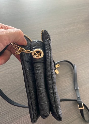 Tanca Siyah içi çok bölmeli Çanta - Görsel 3