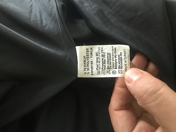 42 Beden gri Renk Kaşe kaban bol kesin
