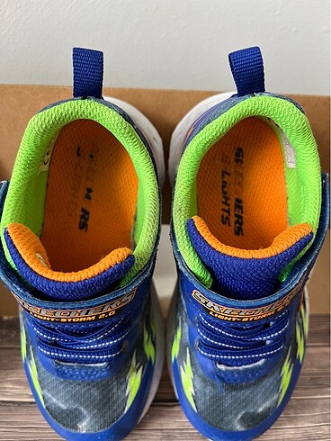 24 Beden mavi Renk Skechers çocuk spor ayakkabı