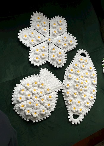 Papatya Bahçesi Lif Seti Bridal Çeyiz - Görsel 8