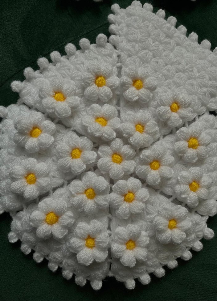 Papatya Bahçesi Lif Seti Bridal Çeyiz - Görsel 4