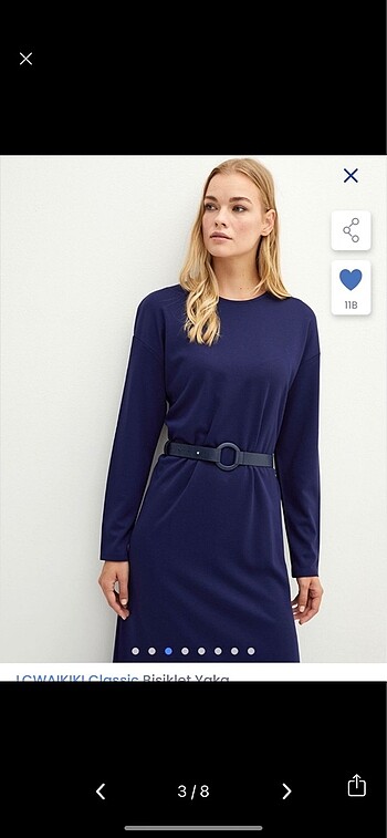 m Beden Lc waikiki modest tesettür elbise