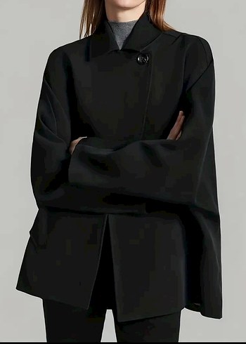 Siyah Midi Kadın Kaban - Görsel 2