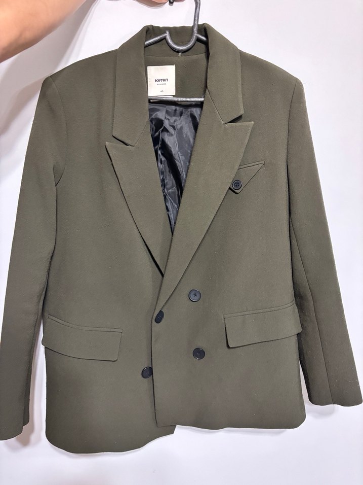 Kadın Haki Midi Blazer - Görsel 2