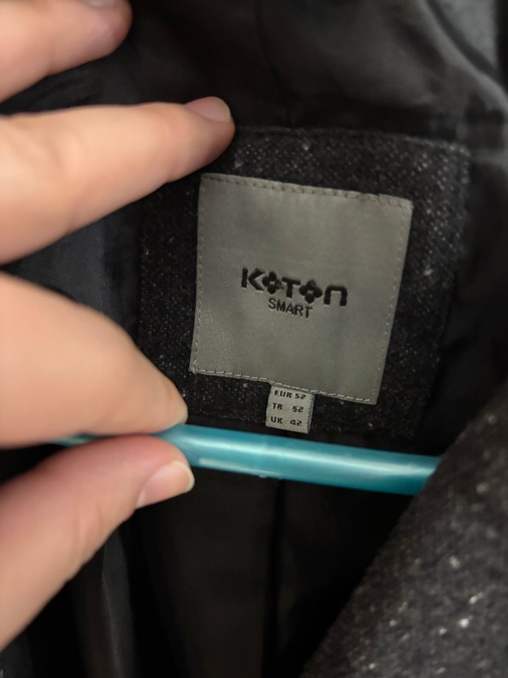 Gri Düğmeli Erkek Ceket - Görsel 3