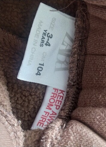 24-36 Ay Beden kahverengi Renk 2.3 yaş cocuk pijama