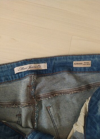 30 Beden lacivert Renk Mavi jeans bayan 