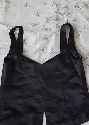xs Beden BERSHKA Saten top