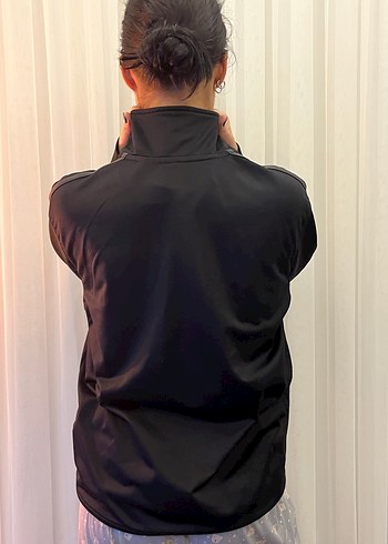 Nike Siyah Fermuarlı Spor Ceket - Görsel 3