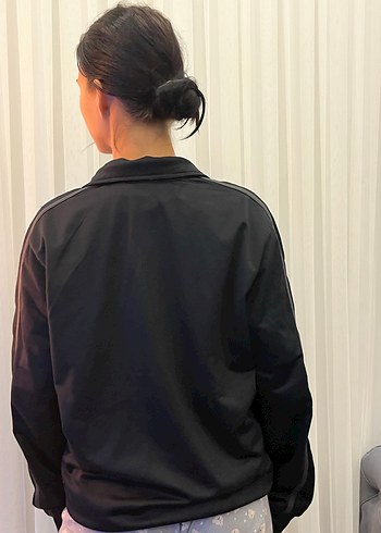 Nike Siyah Fermuarlı Spor Ceket - Görsel 4