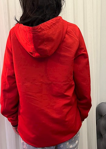 XAİRLOTİ Kırmızı Yağmurluk Ceket - Görsel 4