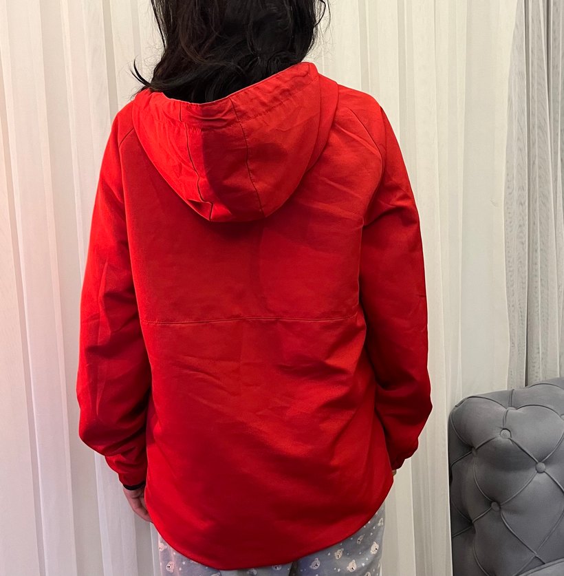 XAİRLOTİ Kırmızı Yağmurluk Ceket - Görsel 4