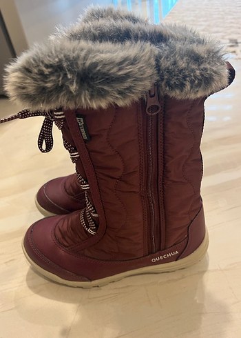 Kürklü Kız Çocuk Kar Botu - Görsel 3