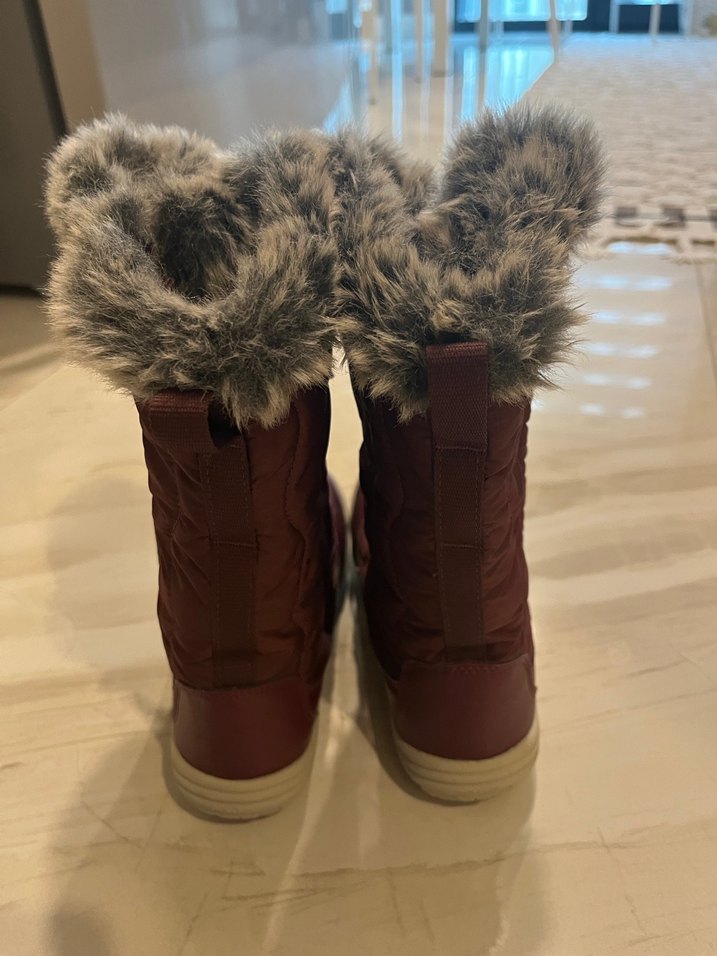 Kürklü Kız Çocuk Kar Botu - Görsel 4