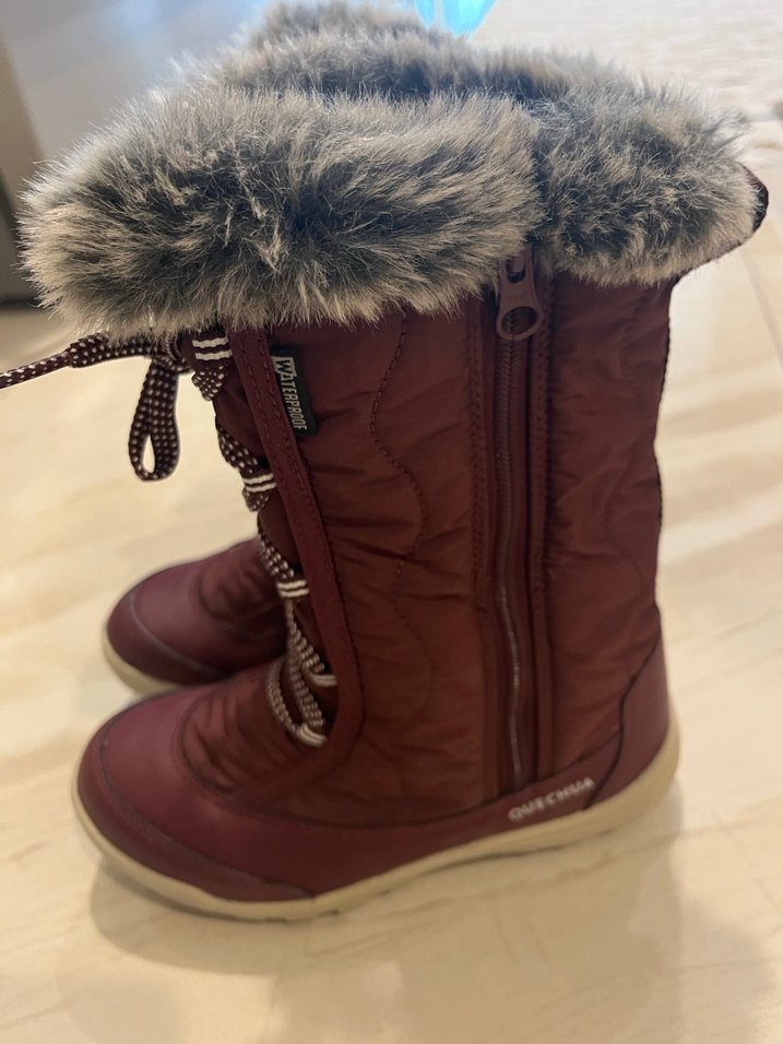 Kürklü Kız Çocuk Kar Botu - Görsel 2