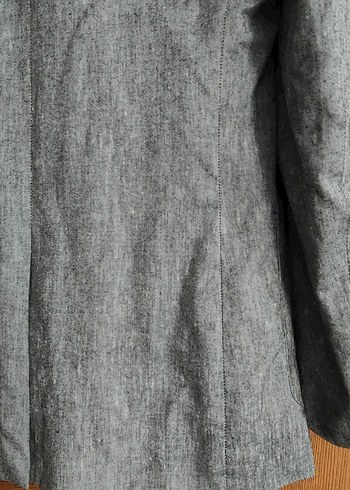 Keten 46 beden gri ceket 11-12 yaş uyumlu - Görsel 8