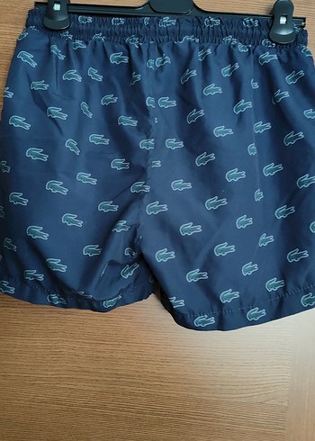 Lacoste Erkek Mavi Baskılı Mini Şort S beden - Görsel 7