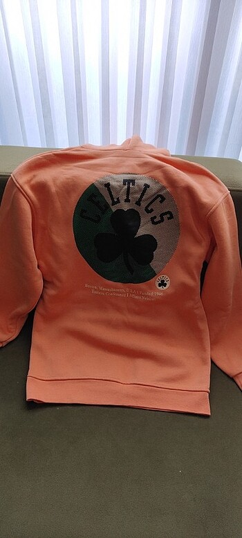 Sweatshirt L beden turuncu renk - Görsel 5