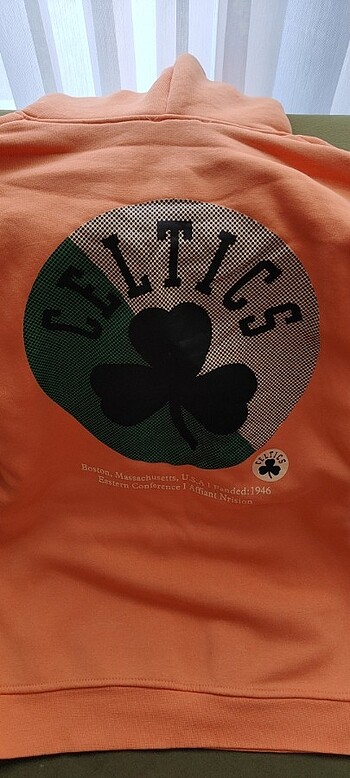 Sweatshirt L beden turuncu renk - Görsel 6