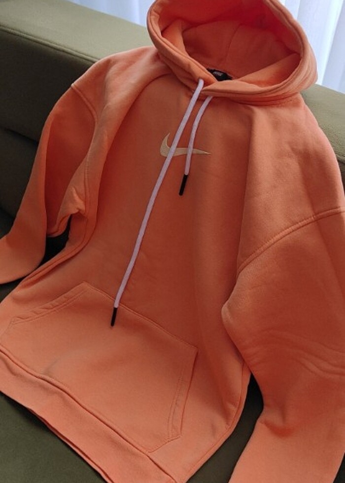 Sweatshirt L beden turuncu renk - Görsel 4