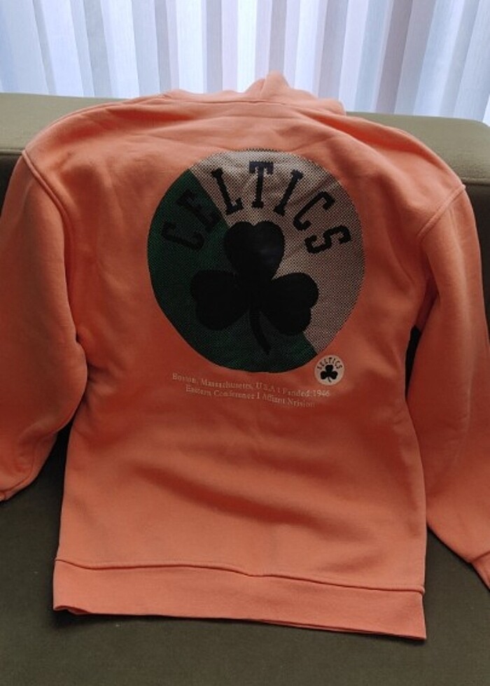 Sweatshirt L beden turuncu renk - Görsel 5