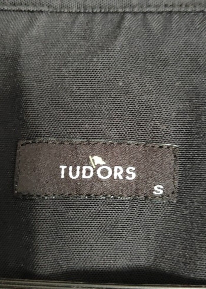 Tudors S beden ekoseli  erkek gömlek kalın kumaş - Görsel 3