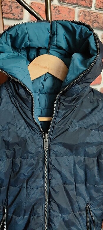 10-11 yaş çocuk montu çift taraflı - Görsel 2