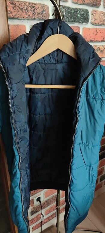 10-11 yaş çocuk montu çift taraflı - Görsel 10