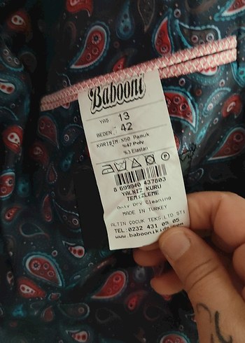 12-13 yaş Pembe Erkek Çocuk Ceket - Görsel 5