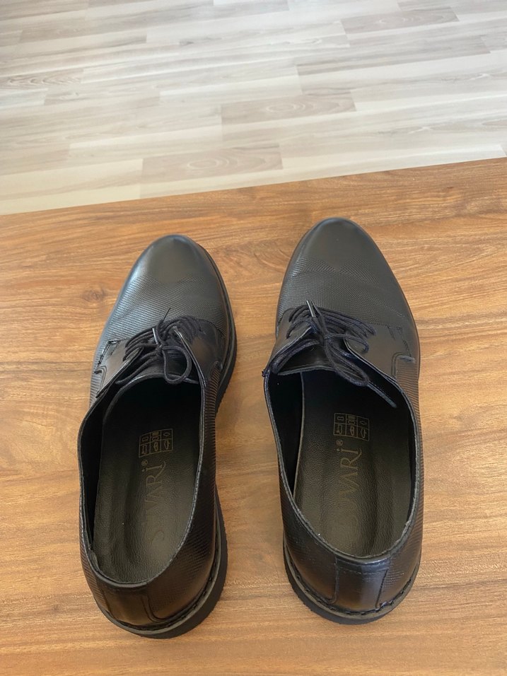 Suvari Modern Klasik Siyah Erkek Ayakkabı - Görsel 3