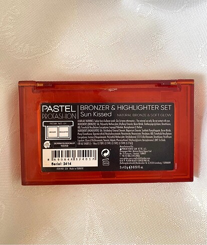 Beden Pastel Bronzer&Highlighter 01 Naturel