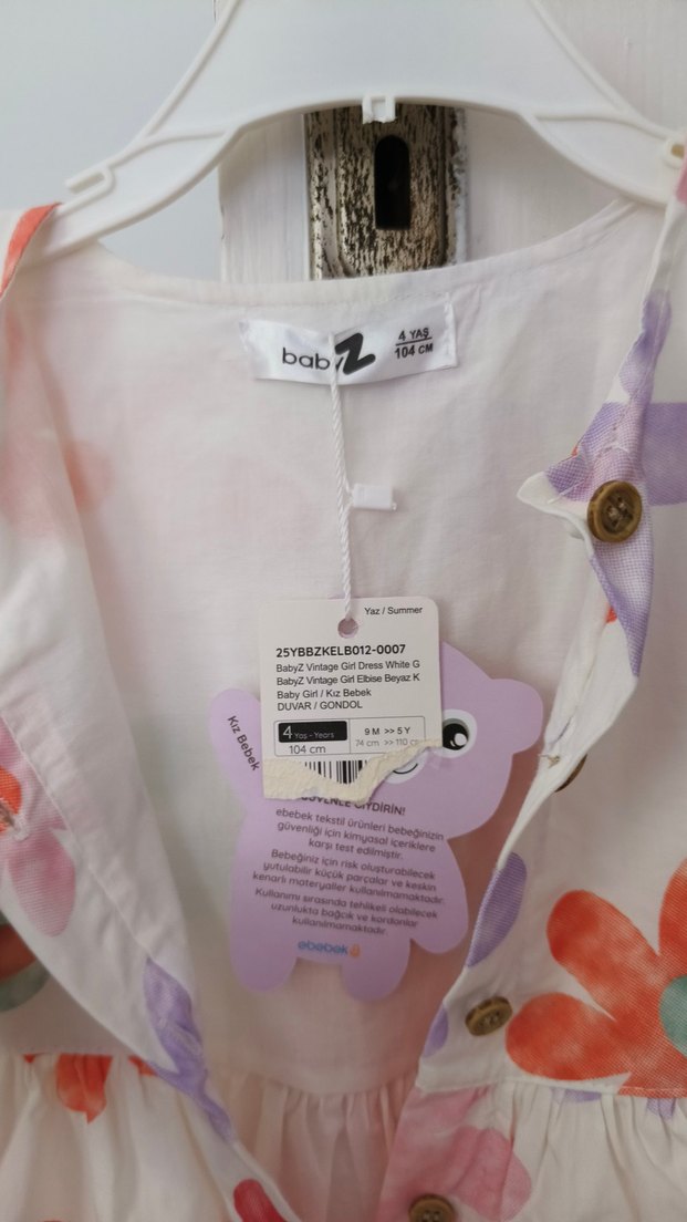 Kız çoçuk elbise - Görsel 4