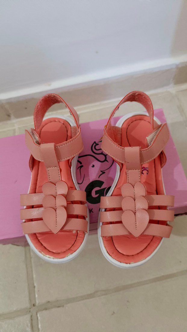 Kız Çocuk Pembe sandalet - Görsel 4