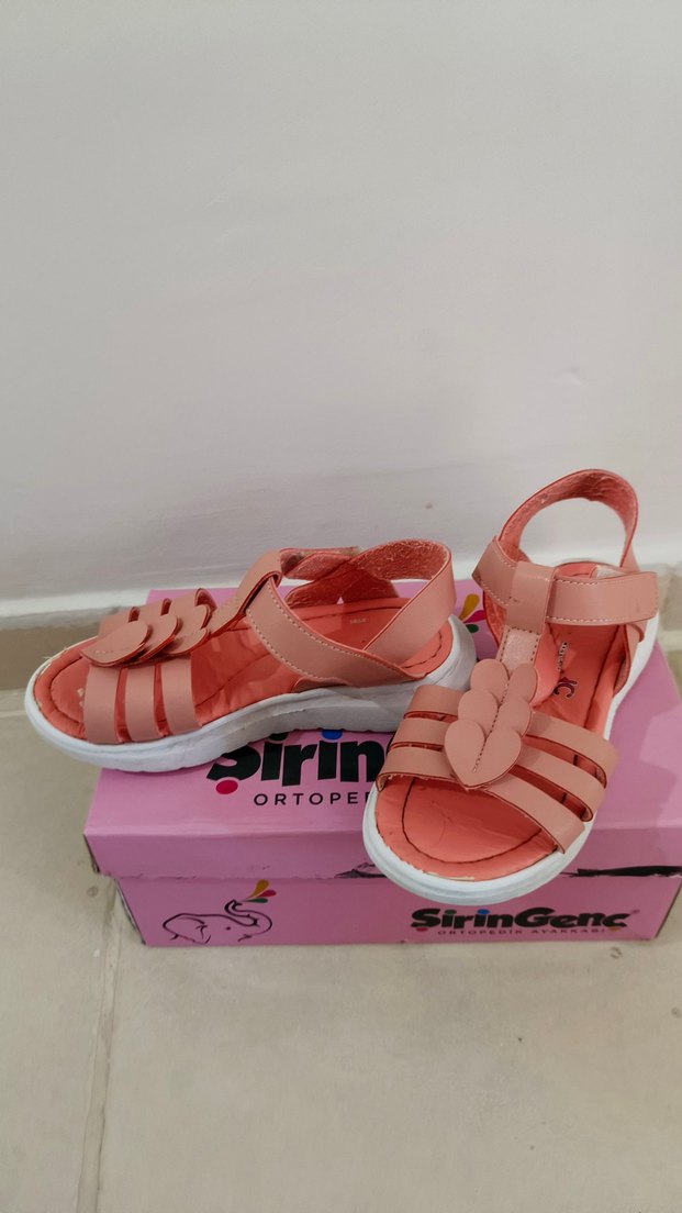 Kız Çocuk Pembe sandalet - Görsel 2