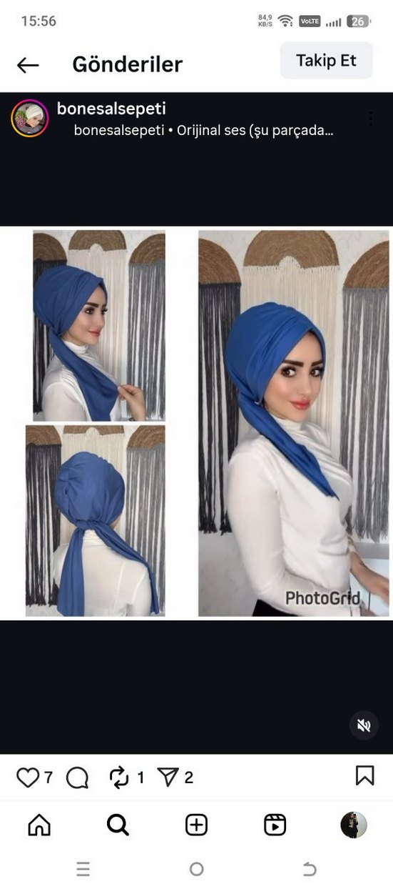 Hazır bone şal - Görsel 2