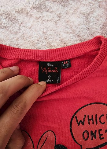 Kız Çocuk Kırmızı Uzun Kollu Baskılı Sweatshirt - Görsel 2