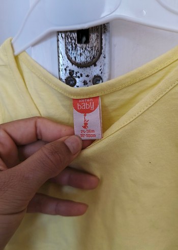 Koton Kolsuz Sarı Kız Çocuk Elbise