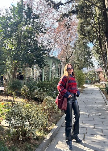 Beden Bordo Parlak Deri Kadın Çanta