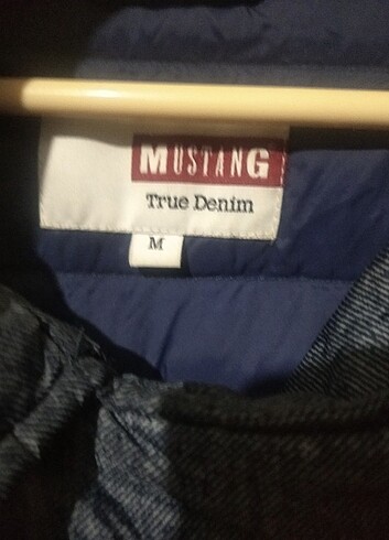 m Beden Mustang true denim bayan mont