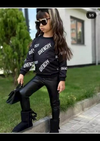 siyah Kız Çocuk  Takımı - Görsel 3