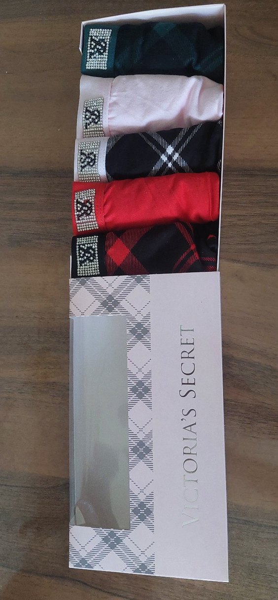 Viktoria's secret 
5 li paket ekose kilot - Görsel 2