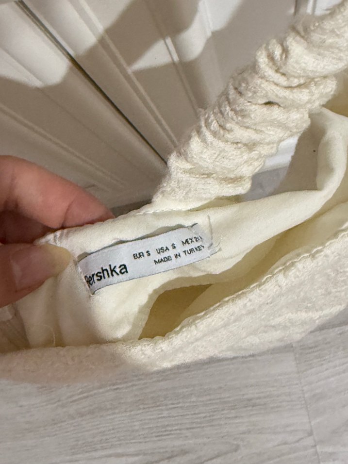 Beyaz şortlu elbise - Görsel 2