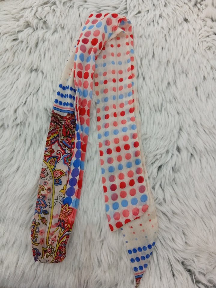 Renkli Bohem Kadın Fular - Görsel 2