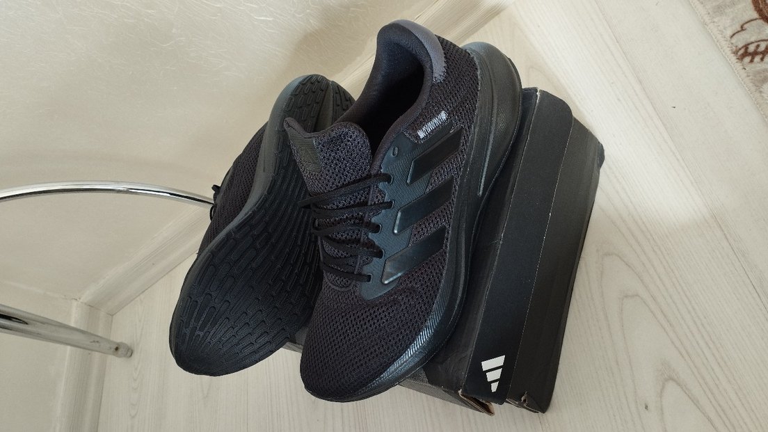 Siyah Adidas Erkek Spor Ayakkabı - Görsel 5